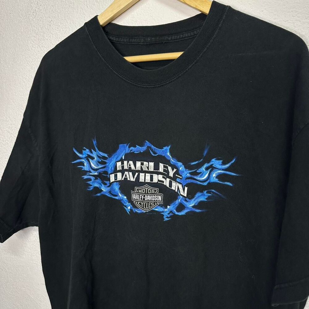 Harley-davidson lightning Men's Black T-shirt